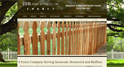 Desktop Screenshot of jdhdecksandfences.com